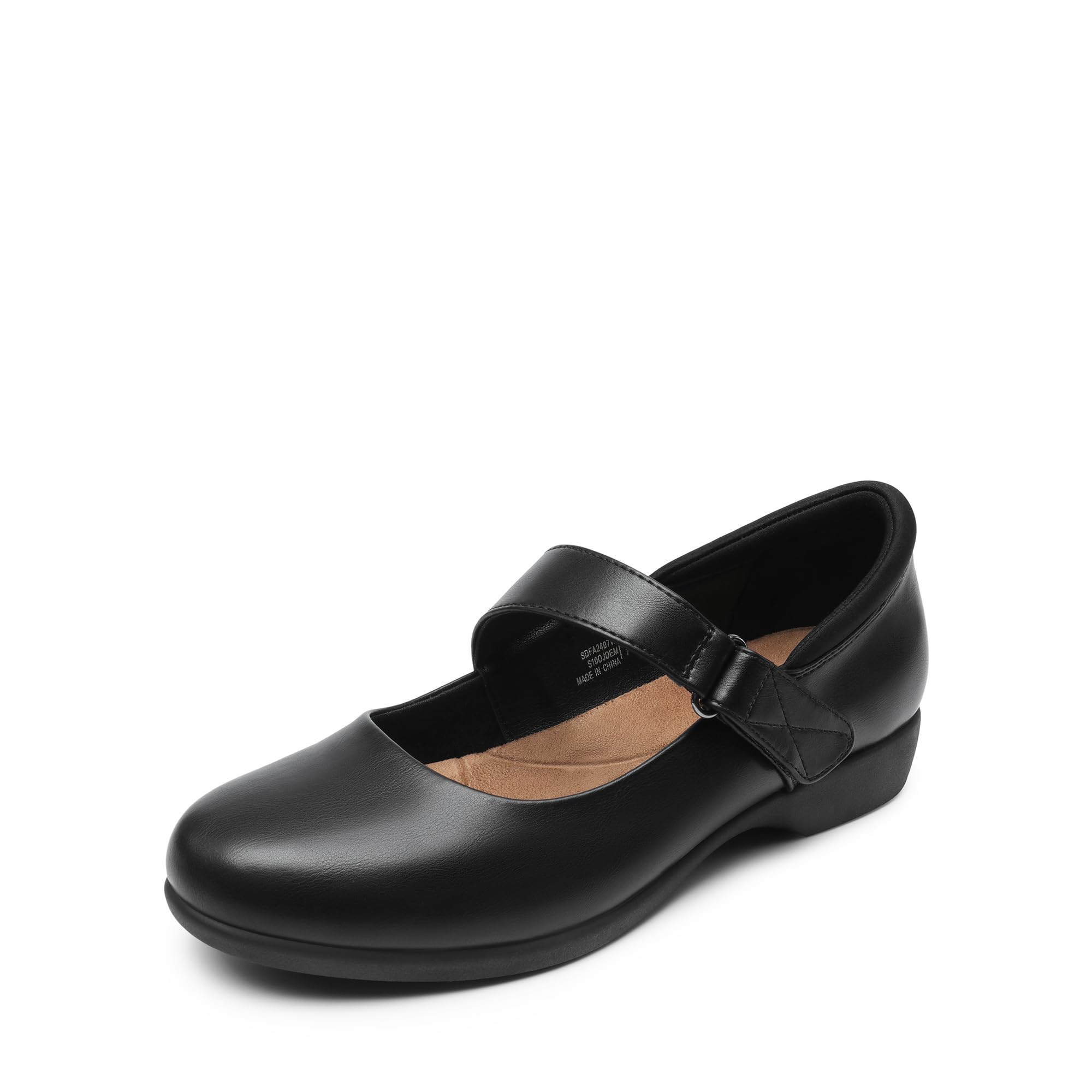 DREAM PAIRS Women's Ballet Flats Mary Jane Shoes - Comfortable Business & Office Dress Shoes with Ankle Strap - Perfect for Work, Weddings & Formal Occasions
