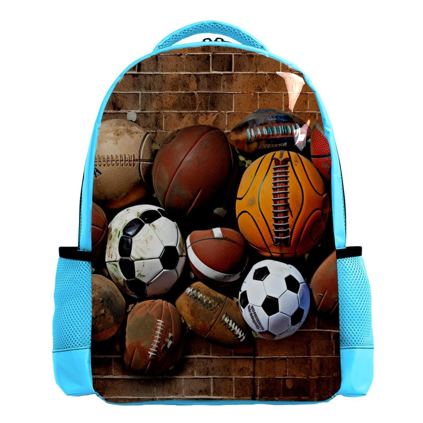 Stylish Unisex Travel Backpack for Women & Men - Durable Sports Backpack for Basketball, Football & Baseball - Perfect for Gym, School & Outdoor Adventures