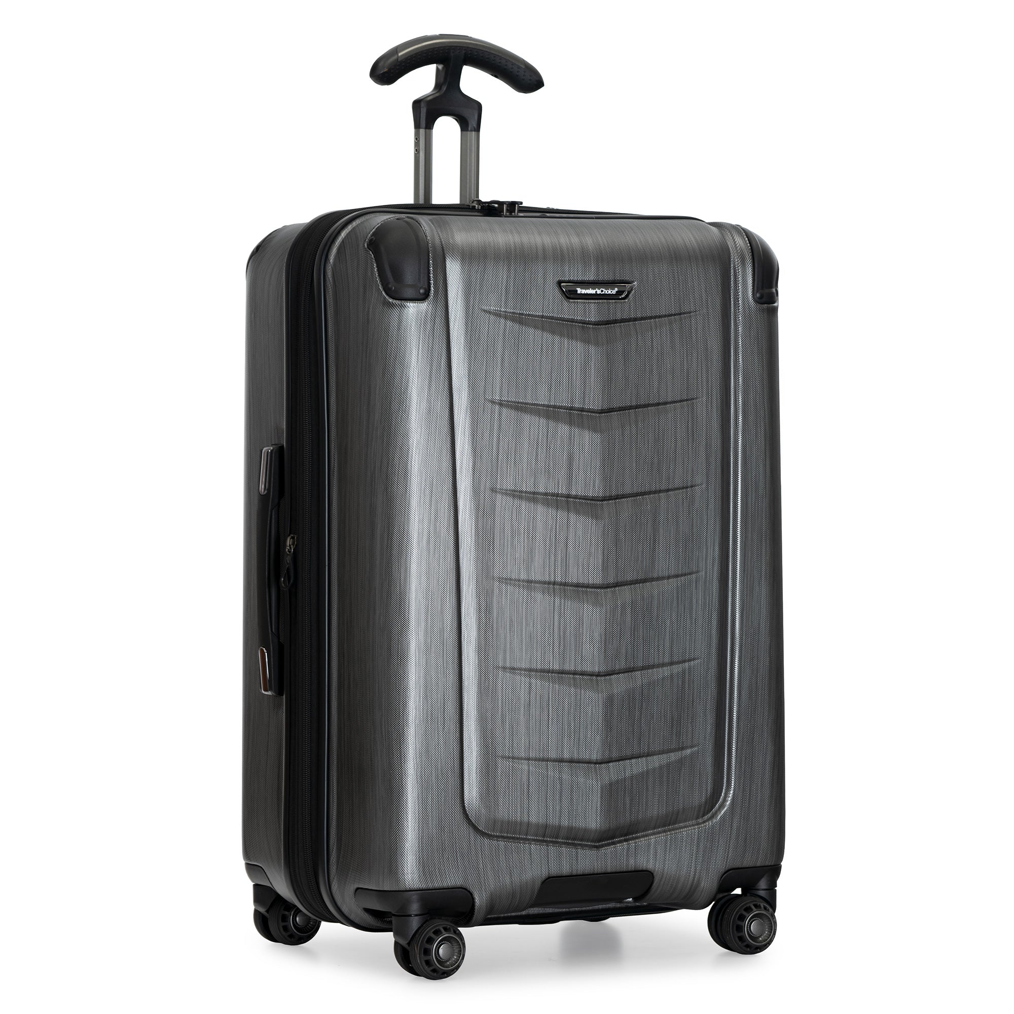 Silverwood Hardside Medium Checked Luggage - Durable Spinner Suitcase for Travel, Business Trips & Vacations | TSA Approved Carry On & Checked Baggage