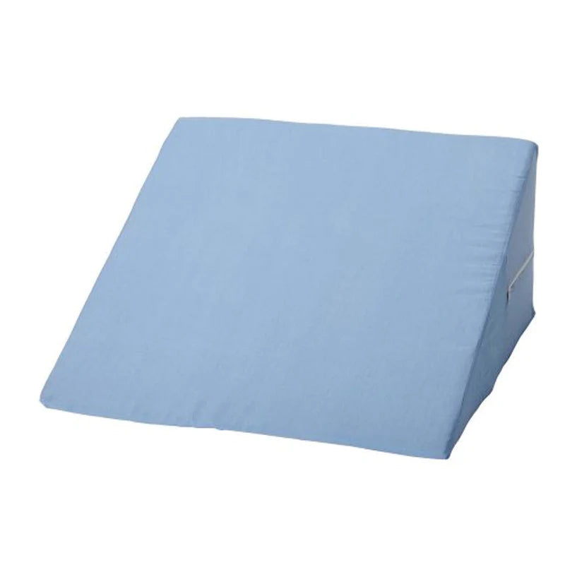 **Orthopedic Bed Wedge Pillow with Zippered Cover - 7/10/12 Inch Height Options (Blue) - Ideal for Back Pain Relief, Acid Reflux, Reading & Post-Surgery Support**