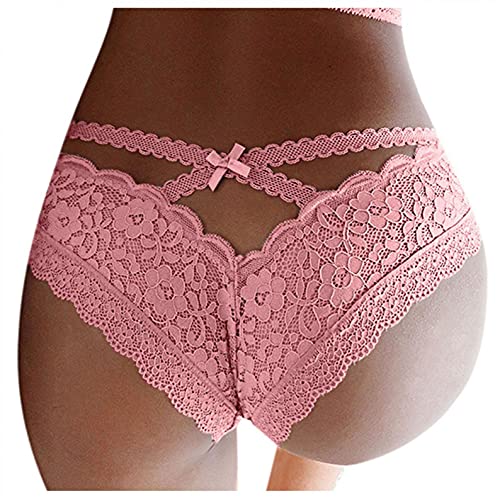 Seamless Lace Panties for Women - Comfortable Underwear, Sleepwear & Babydoll Lingerie - Sexy Briefs in Size S-42 - Perfect for Date Nights, Romantic Occasions & Boudoir Photography
