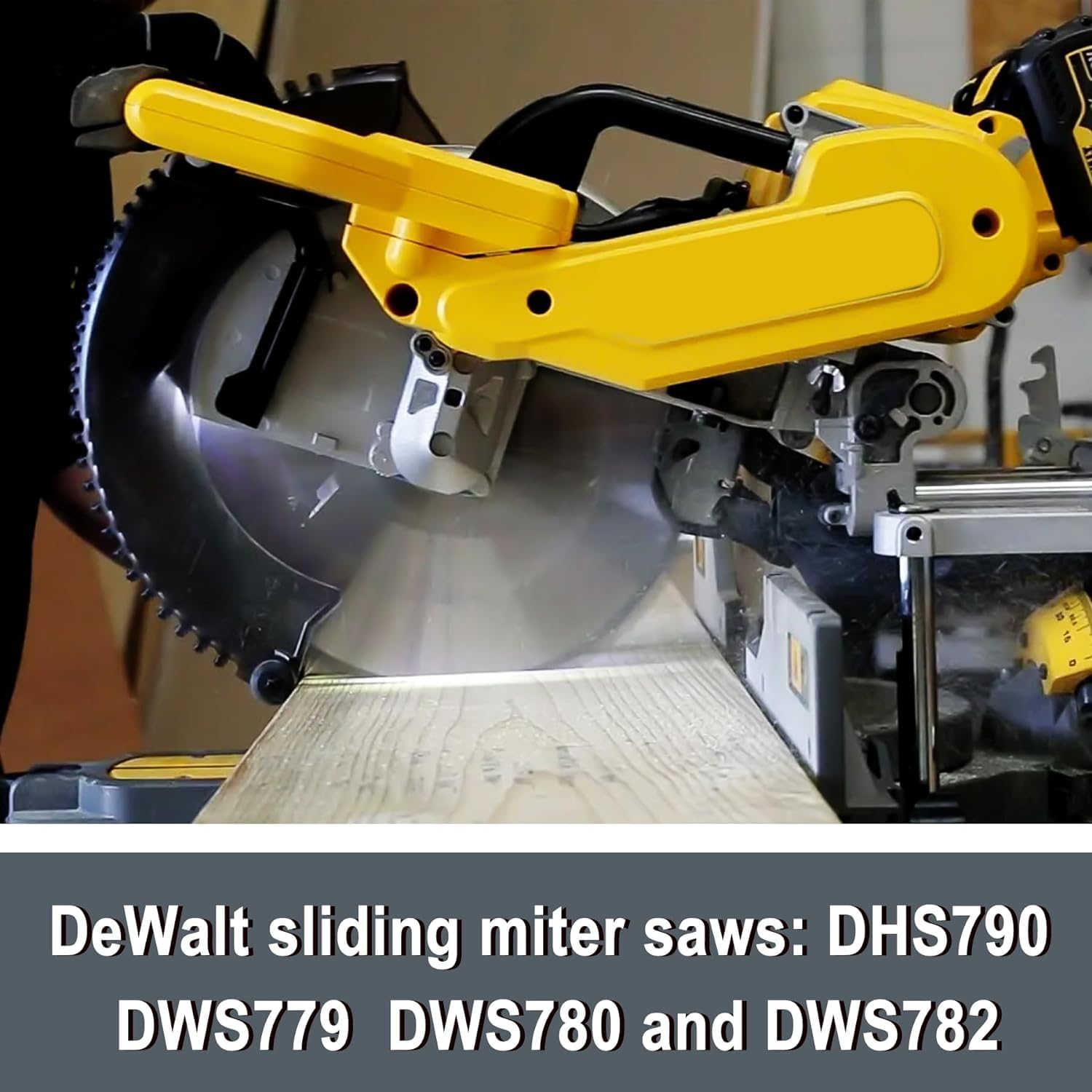 Thaekuns DW-4Y Zero Clearance Inserts for Dewalt Sliding Miter Saw DHS780 DHS790 DWS779 DWS780 DWS782 - Perfect for Woodworking, Trim Installation & Precision Cutting