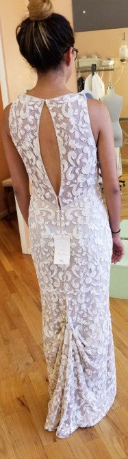 BHLDN Lotus Threads Meghan Gown - Elegant Wedding Dress for Brides, Perfect for Beach & Garden Ceremonies