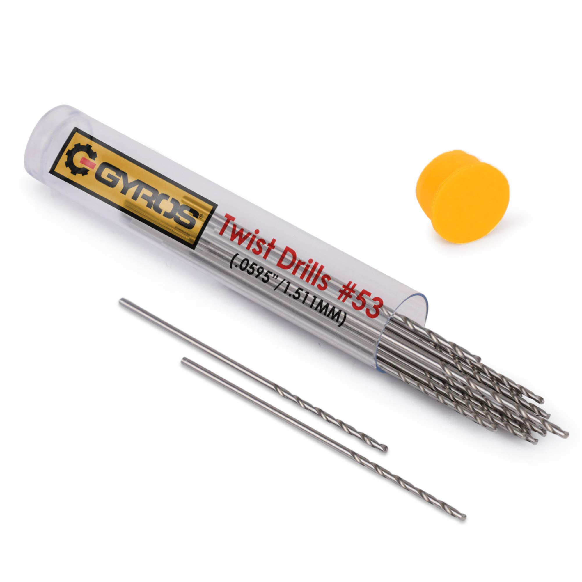 25-Piece #53 Micro Drill Bit Set - Carbon Steel Wire Gauge Mini Twist Drill Bits for Jewelry, Plastic, Resin & Soft Metal - Compatible with Pin Vise Hand Drill & Rotary Tools - Perfect for DIY Crafts, Model Making & Precision Drilling Projects
