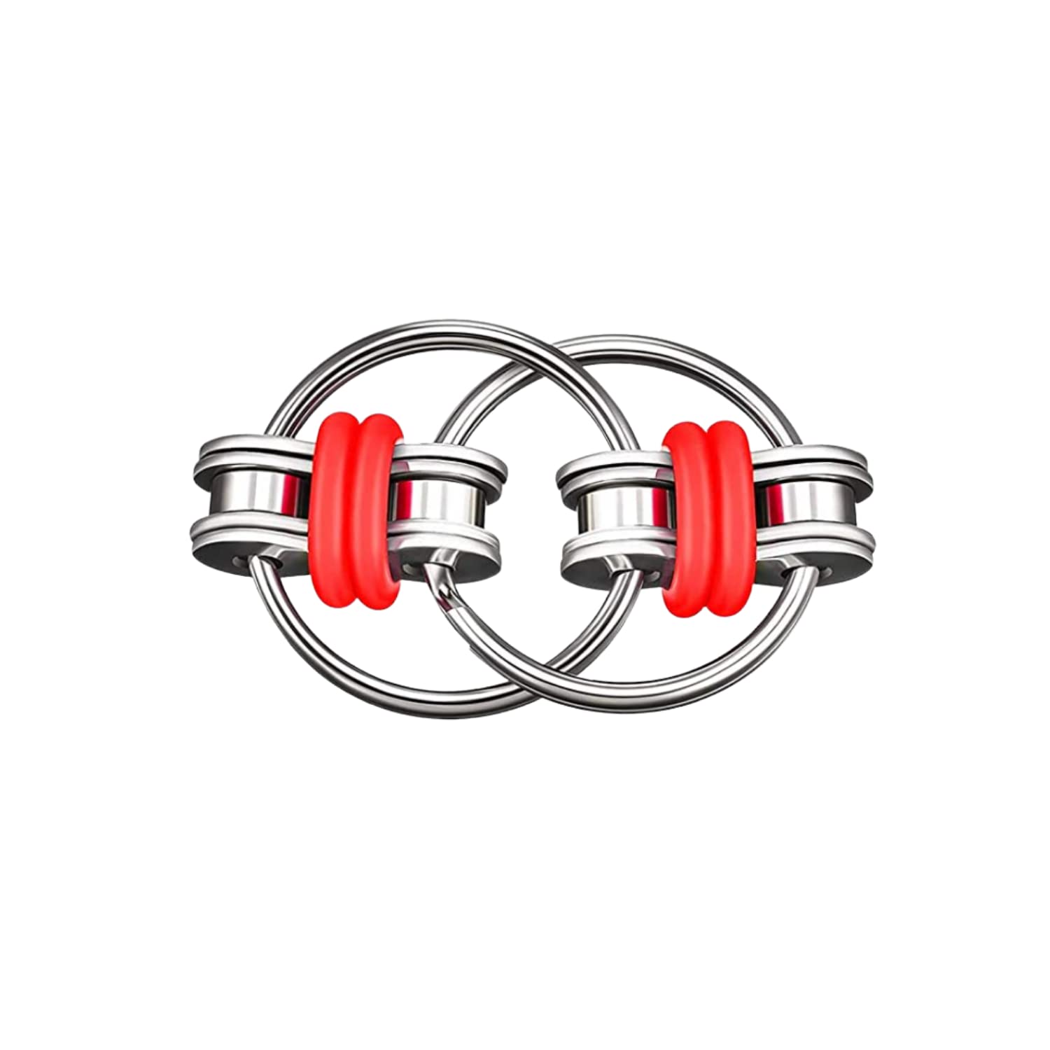 Elm City Direct Flippy Chain Fidget Sensory Toy for ADHD, Anxiety & Autism Relief - Stress Reliever Keychain for Adults & Kids - Perfect for Office, School, Travel and Daily Stress Management - ECTS-FidgetFlippyChain