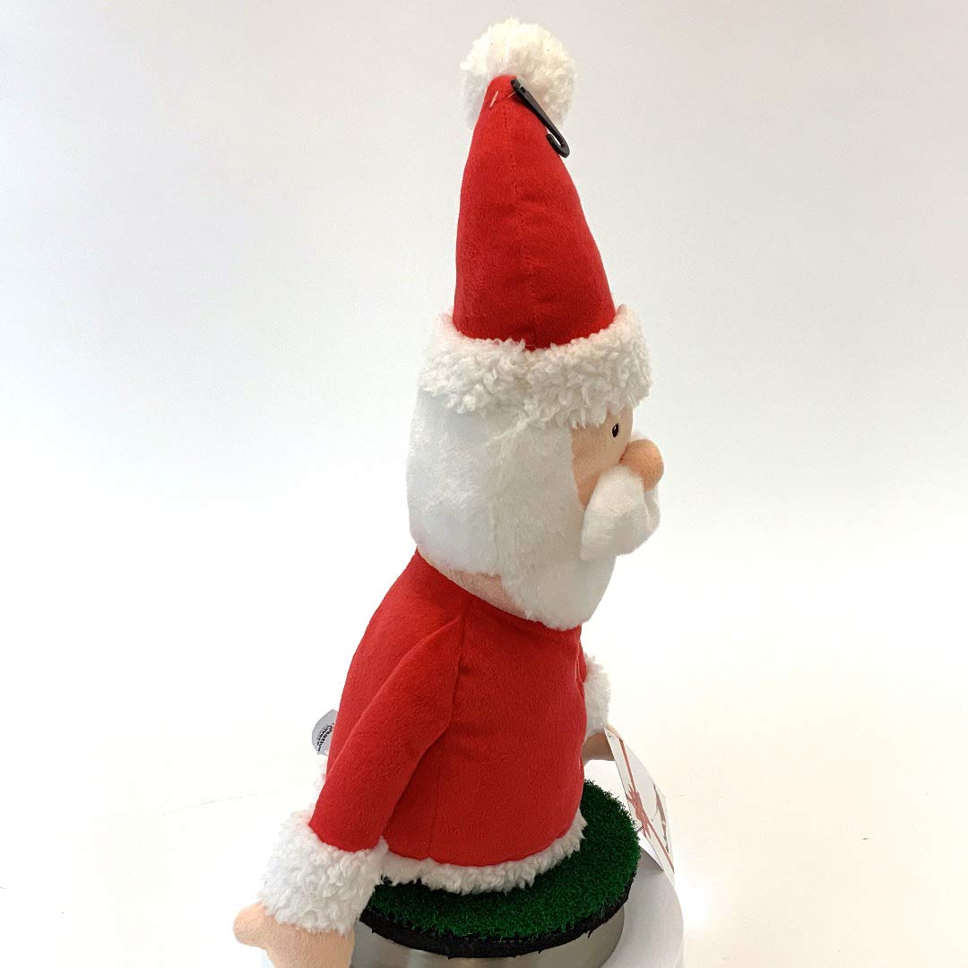 Santa Golf Club Head Cover - Festive Red Christmas Golf Headcover for Drivers & Woods - Perfect for Holiday Golf Tournaments & Gifts