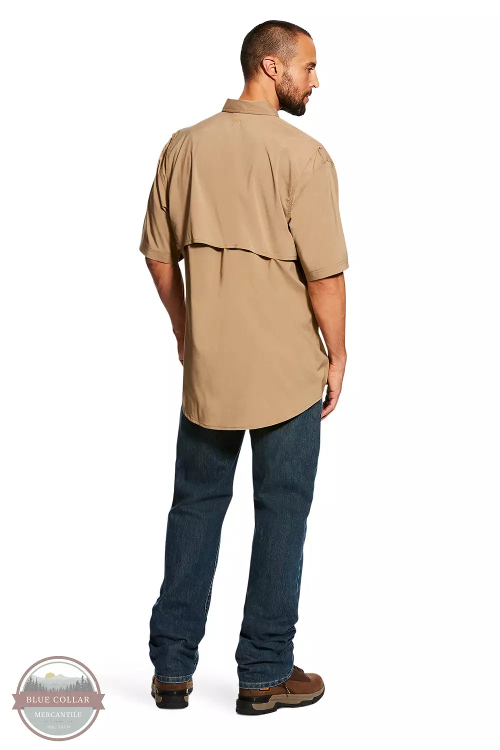 10025384 Rebar Made Tough VentTEK DuraStretch Work Shirt - Durable & Breathable Construction Shirt for Outdoor Work, Landscaping & Heavy Labor