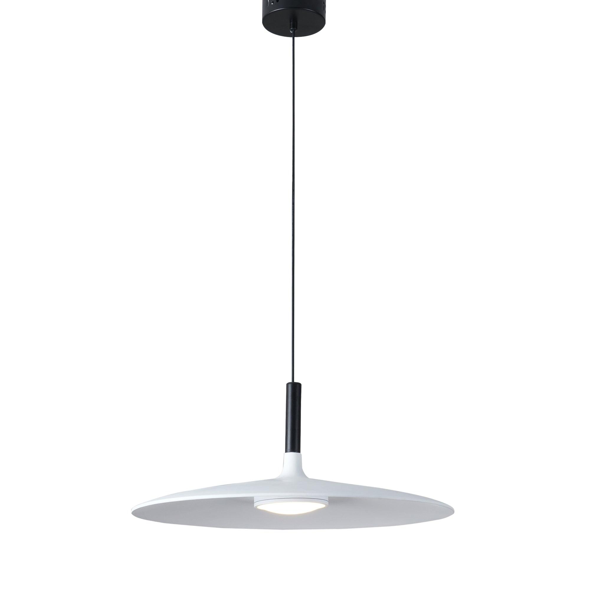 Aplomb Modern Metal Pendant Light - Industrial Style Ceiling Hanging Lamp for Kitchen Island, Dining Room & Bedroom Lighting