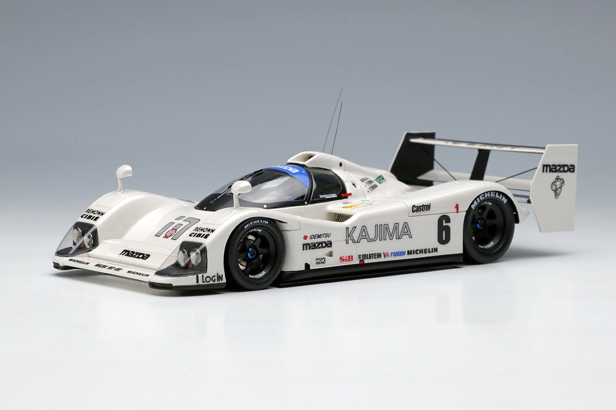 1:43 Scale Mazda MX R01 KAJIMA Le Mans 24h Practice 1992 No.6 Diecast Model Car - Collectible Racing Vehicle for Display & Gift - Perfect for Car Enthusiasts & Model Collectors