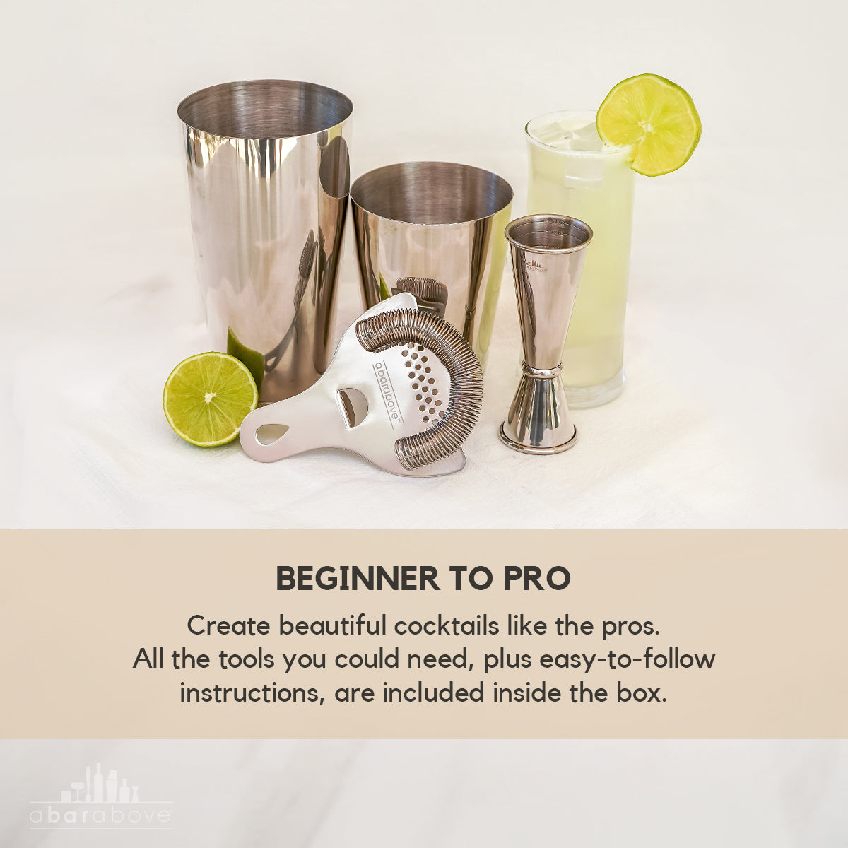 Premium 24K Gold Cocktail Shaker Set - 4 Piece Bar Kit with Strainer & Jigger - Perfect for Home Bars, Parties & Professional Mixology