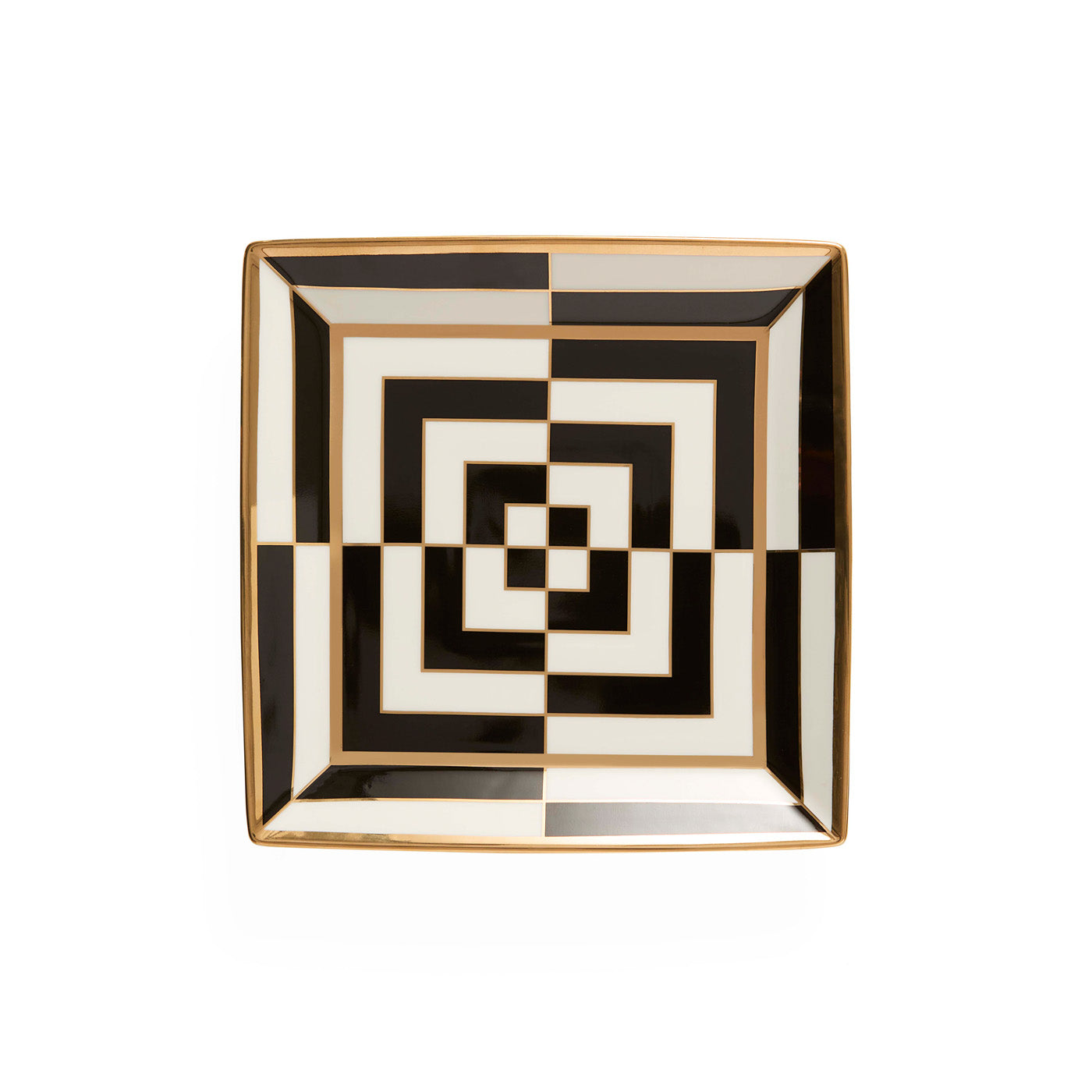 Modern Op Art Square Serving Tray - Stylish Acrylic Appetizer Platter for Parties, Home Decor & Gift Giving - Perfect for Entertaining, Coffee Table Display & Kitchen Organization