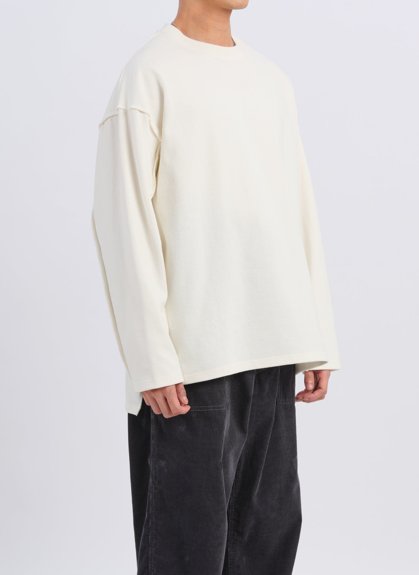 Premium Heavy Cotton Jersey Raw Edge T-Shirt for Women | Soft & Comfortable Casual Wear | Perfect for Everyday Outfits, Layering & Lounge