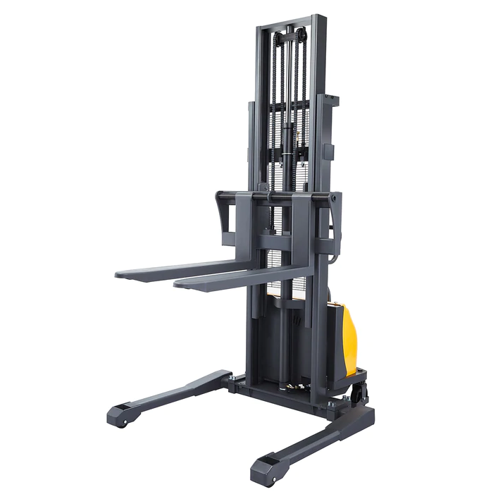Apollolift A 3010 Semi Electric Straddle Stacker - 3300 lbs Capacity, 118