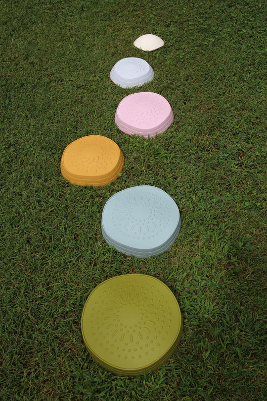 Kids Balance Stepping Stones - Non-Slip Foam Stones for Indoor & Outdoor Play - Perfect for Toddler Physical Development & Backyard Obstacle Courses