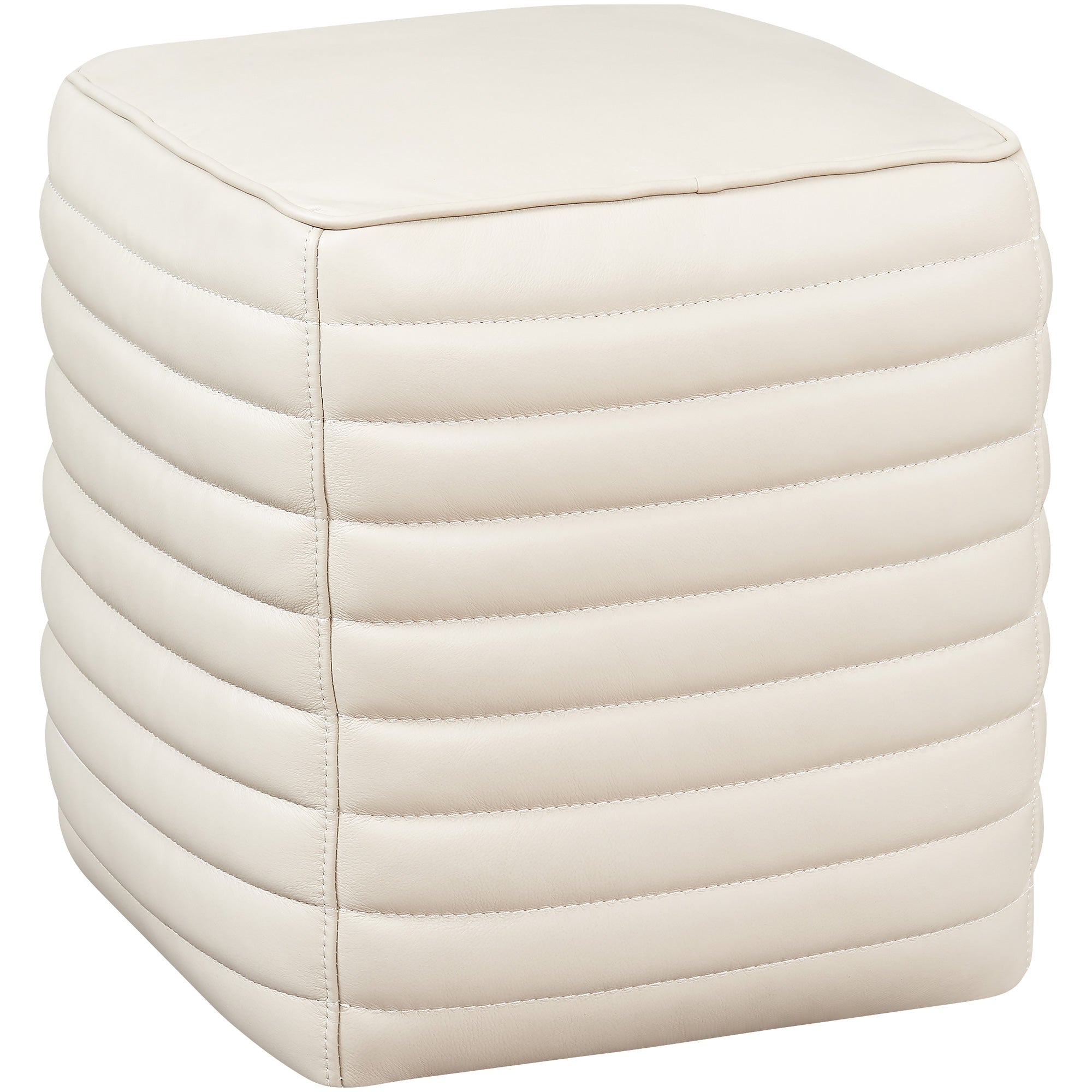 Rush Ottoman - Stylish and Comfortable Footrest Pouf for Living Room, Bedroom, or Office - Perfect for Relaxing, Extra Seating, and Home Decor
