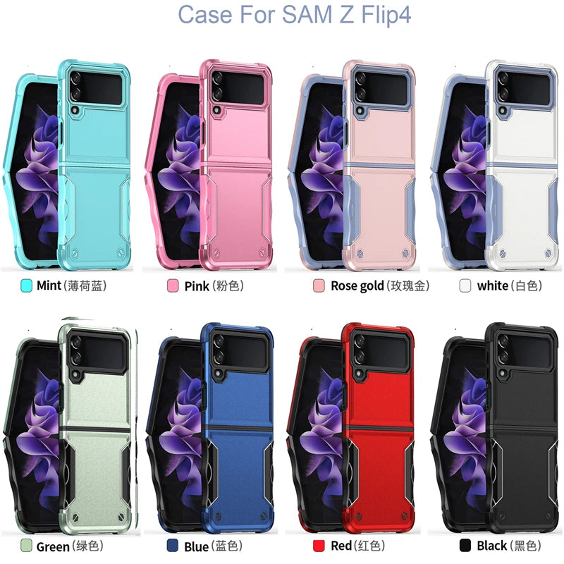 Military Grade Shockproof Case for Samsung Galaxy Z Flip 6 - Rugged Armor Protection for Outdoor, Sports & Daily Use