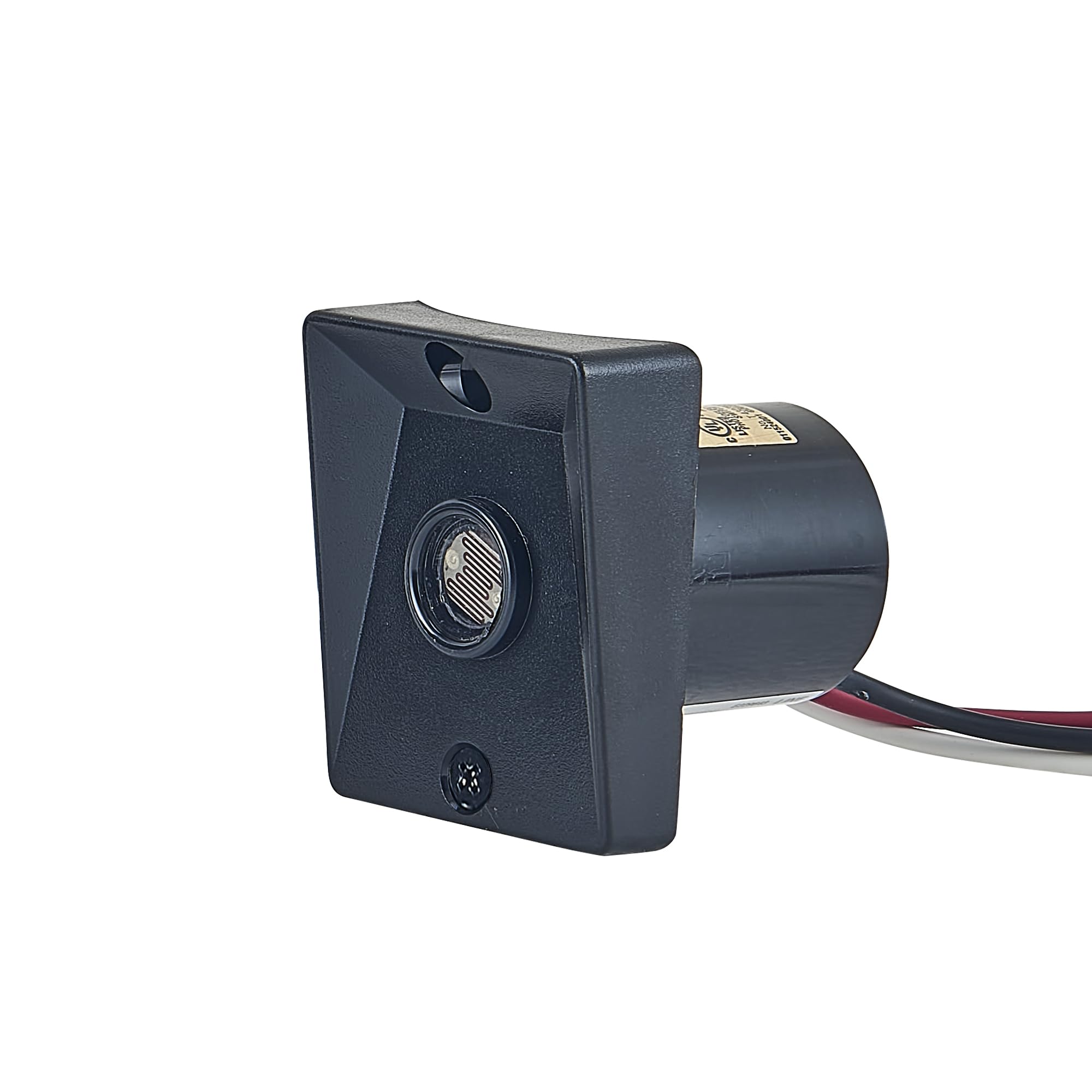 Replacement Dusk to Dawn Sensor for Outdoor Pole Lights - Automatic On/Off Light Sensor for Outdoor Lighting – Steel Light Sensor, Black, Design House 502146 | Perfect for Driveway, Garden, Patio & Security Lighting