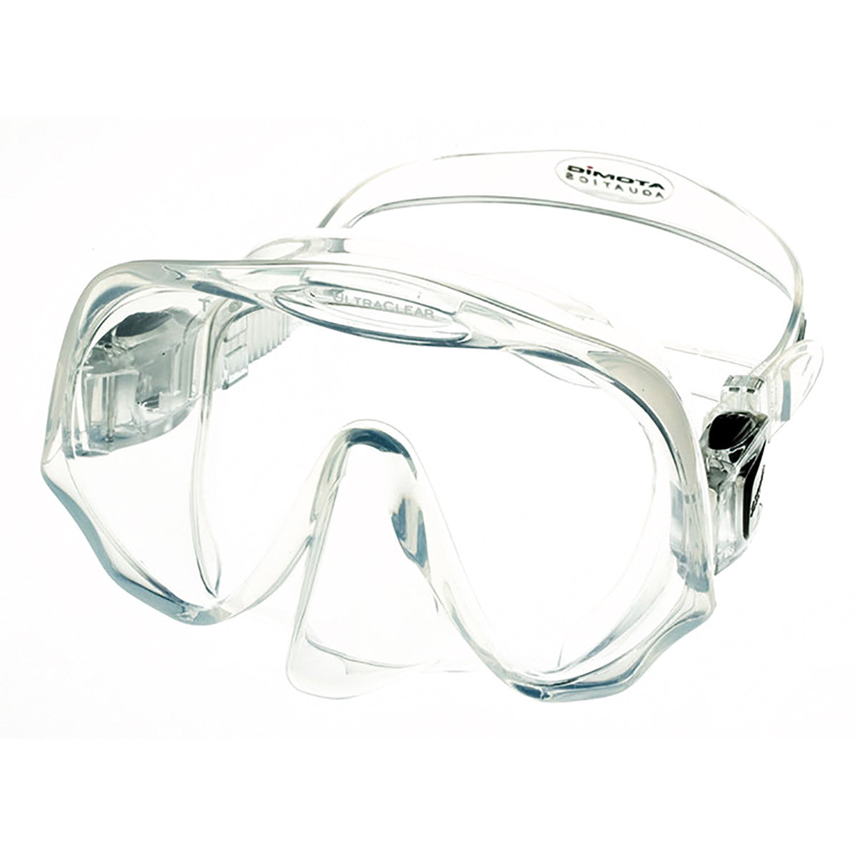 Atomic Aquatics Frameless Medium Fit Clear Scuba Diving Mask for Snorkeling and Free Diving - Comfortable & Durable Underwater Gear