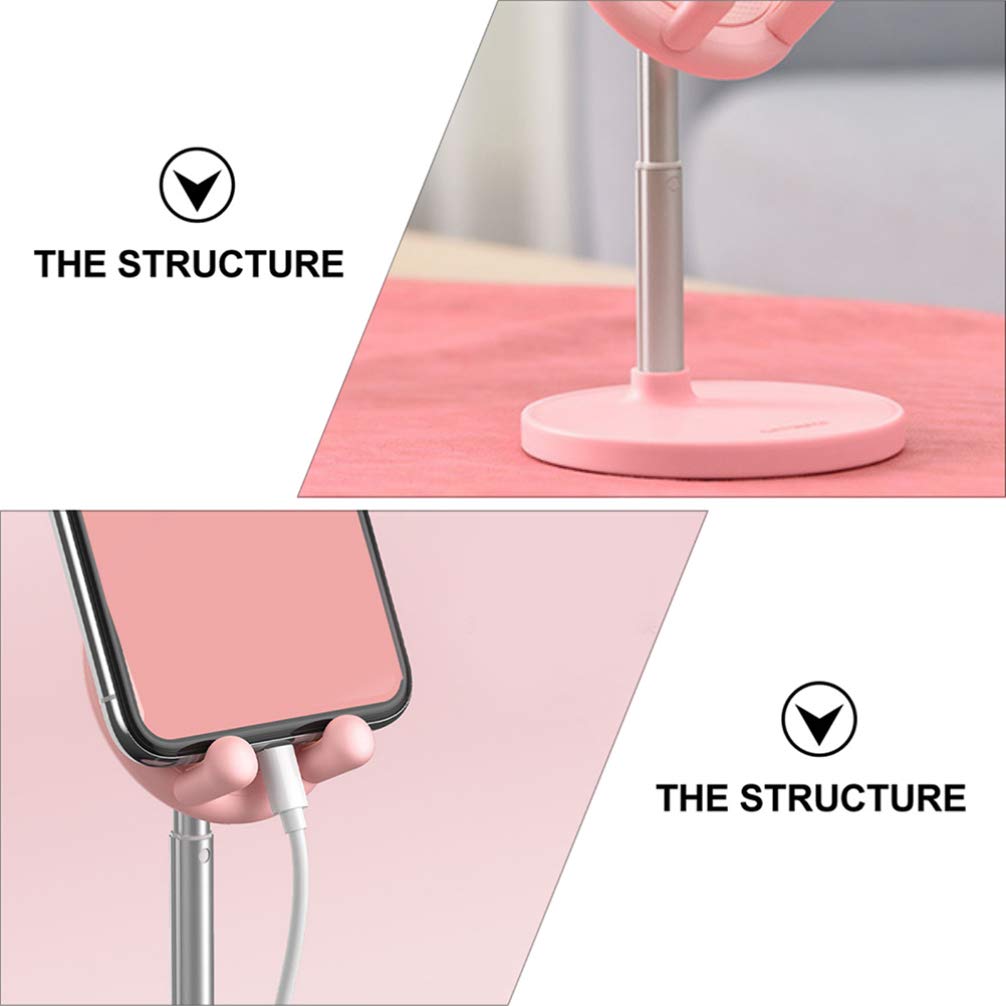 UKCOCO Adjustable Phone Stand & Tablet Holder - Universal Desktop Organizer for iPhone, Samsung, iPad - Perfect for Work, Study, Video Calls and Bedside Use