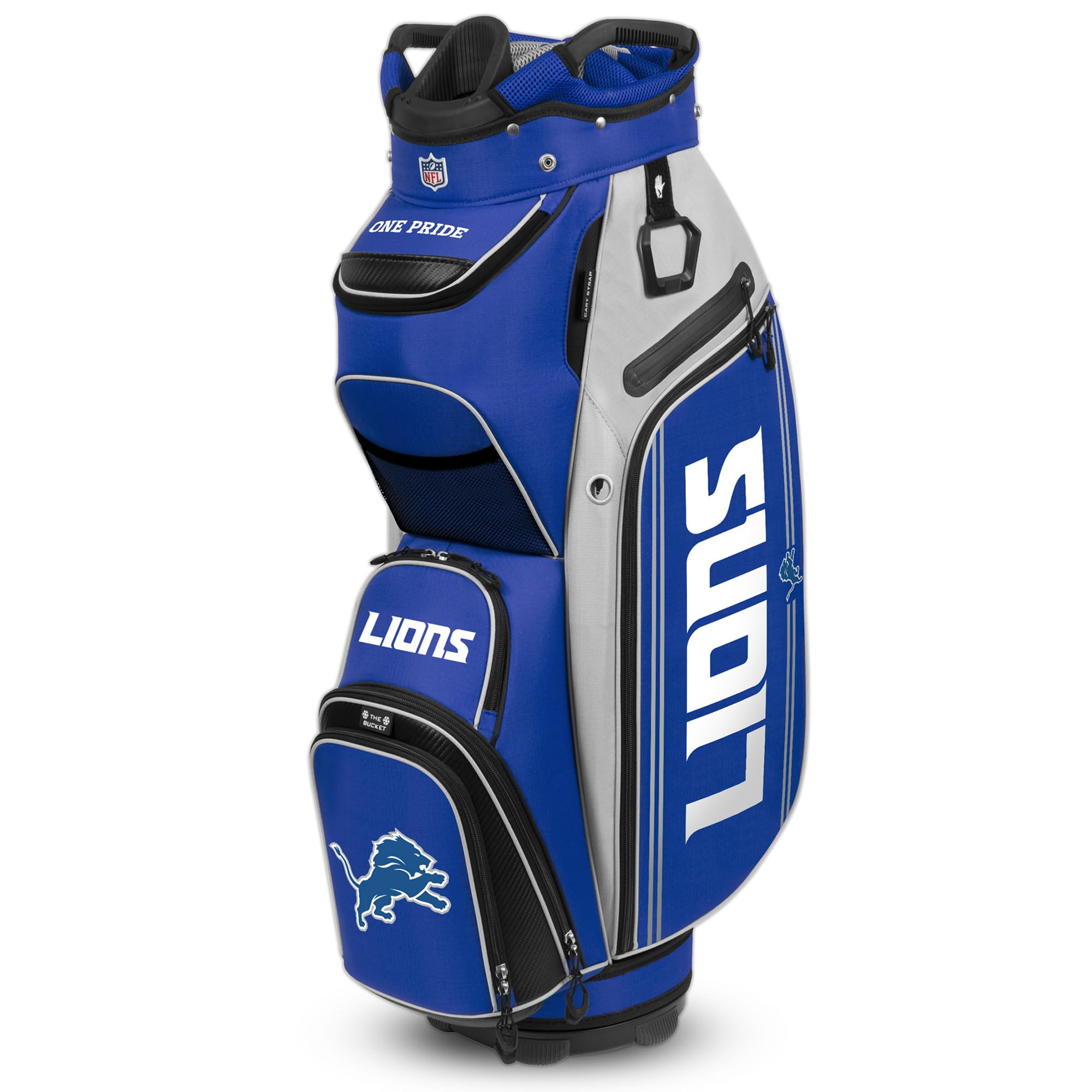 Team Effort NFL The Bucket III Cooler Cart Golf Bag - Portable Cooler & Golf Cart Bag for Tailgating, Camping & Outdoor Sports | Officially Licensed NFL Merchandise