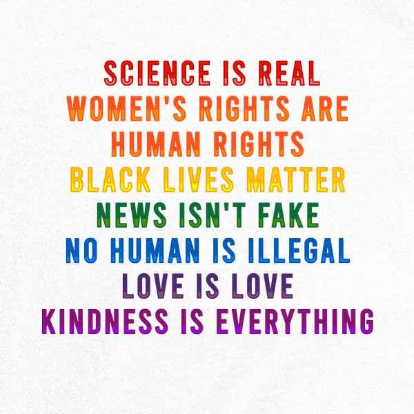 Science is Real Black Lives Matter Rainbow Facts Graphic Tee for Men - Soft Cotton Unisex T-Shirt - Perfect for Pride Month, Social Justice Events & Casual Wear
