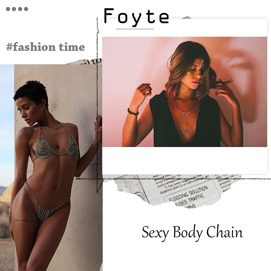 Boho Rhinestone Leg Chain - Sexy Crystal Thigh Jewelry for Women | Glitter Body Accessories for Bikini, Nightclub & Festival Outfits