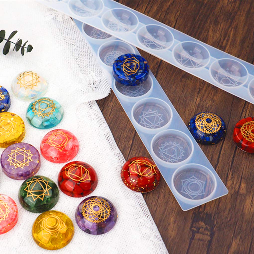 FineInno Merkaba Resin Molds - Sacred Geometry Silicone Pendant Molds for Epoxy Jewelry Making, Chakra Crystal Necklace & Gemstone Crafts - Perfect for DIY Spiritual Jewelry, Meditation Accessories and Handmade Gift Creations