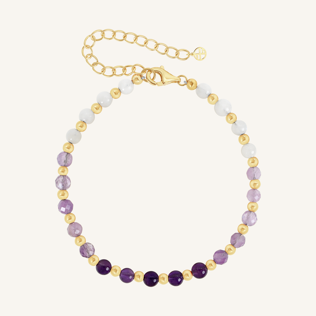 Ombre Color Gradient Beaded Bracelets for Women - Trendy Handmade Stretch Adjustable Jewelry for Casual Wear, Parties & Gifts