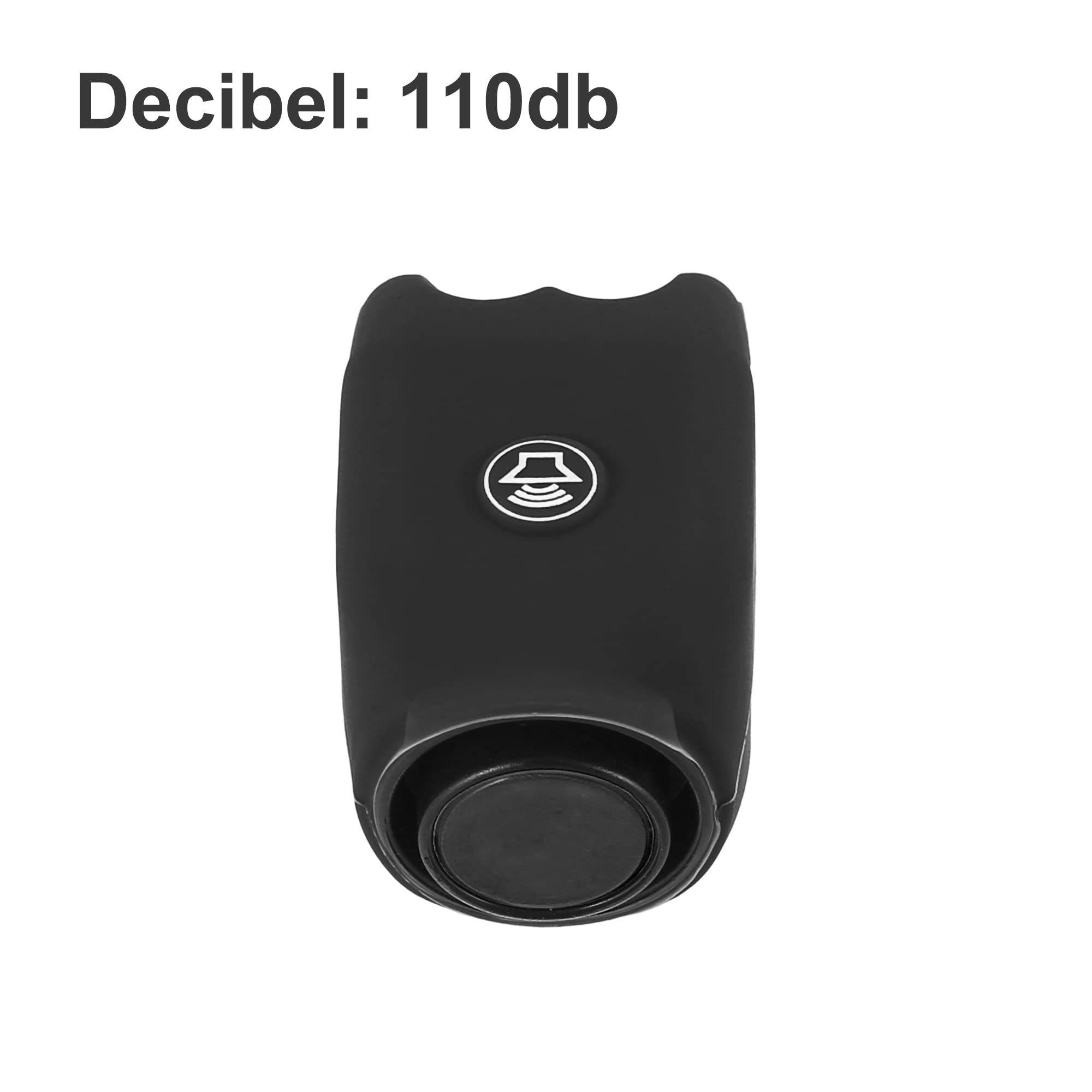 X AUTOHAUX Rechargeable Electric Bike Bell - Loud Bicycle Horn for Mountain & Road Bikes - Waterproof Silicone Cycling Bell - Perfect for Commuting, Trail Riding & Urban Cycling