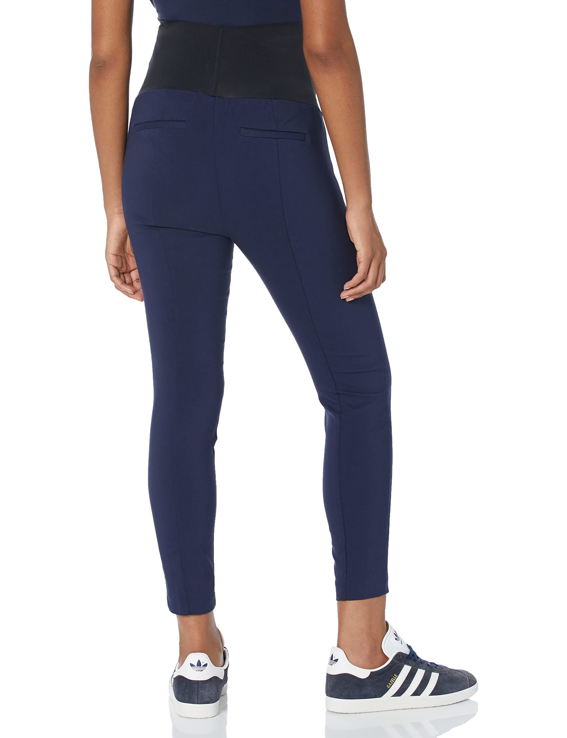 Motherhood Maternity Women's Bumplift Maia Maternity Pants with Silicone Support - Comfortable Pregnancy Pants for Work & Everyday Wear