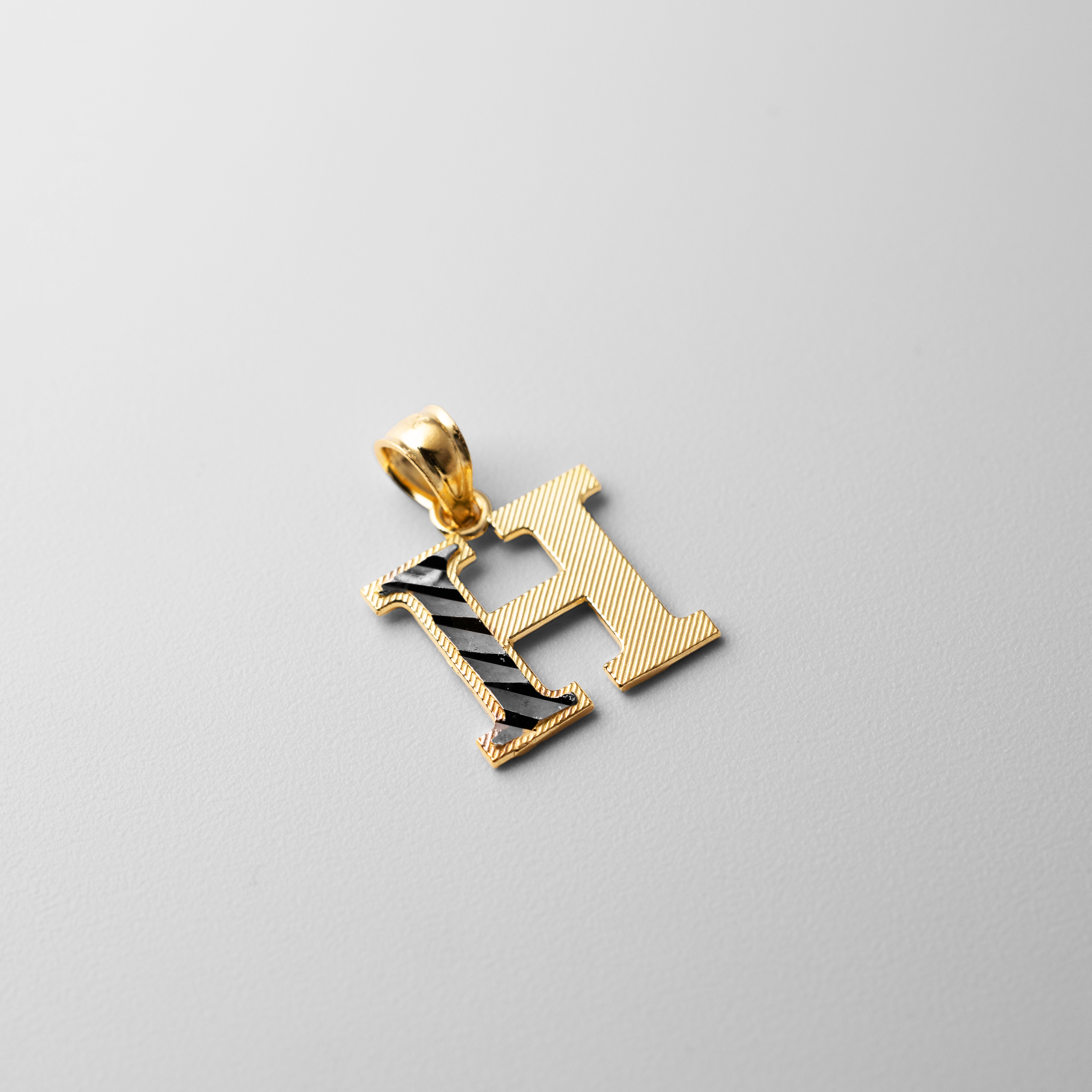 14K Gold Block Letter H Pendant Necklace for Women - A-Z Initial Alphabet Jewelry - Perfect for Gifts, Birthdays & Everyday Elegance