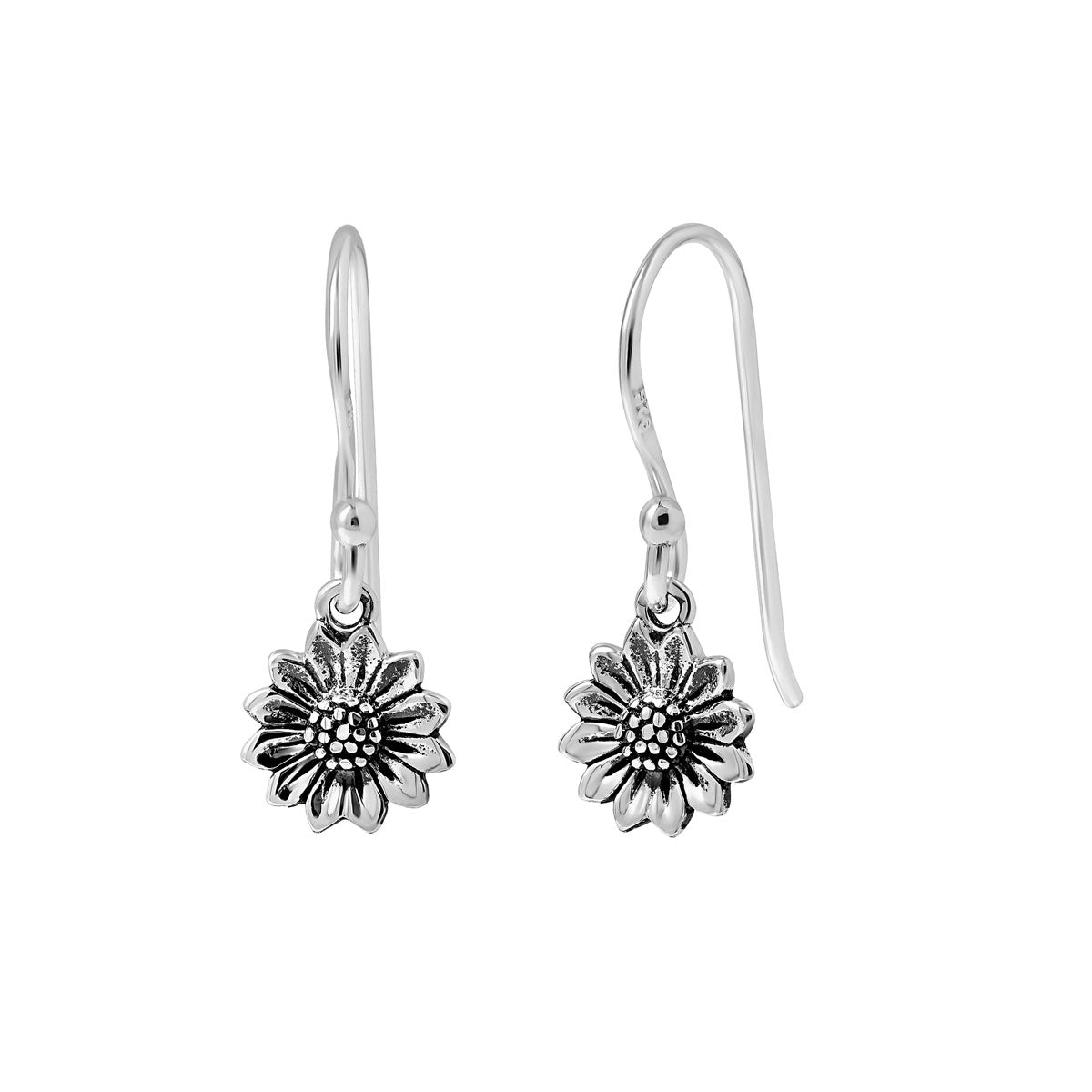 Tiny Delicate Sunflower Earrings for Women - Dainty Gold Plated Floral Stud Earrings - Perfect for Everyday Wear, Gift Giving & Summer Outfits