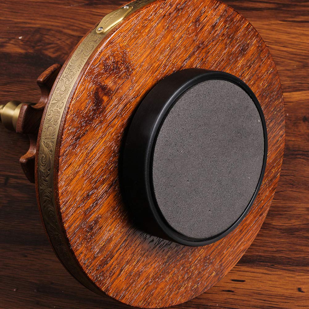 Wooden Pipe Stand Rack Holder for 8 Cigars - 360° Rotating Display Case with Pipe Storage | Perfect for Cigar Aficionados & Home Decor