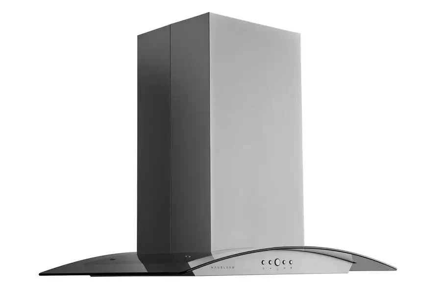 Hauslane Chef Convertible Stainless Steel Range Hood - Island Mount, 3 Speed Settings, 200 CFM (IS 200SS) - Perfect for Modern Kitchen Ventilation & Smoke Removal