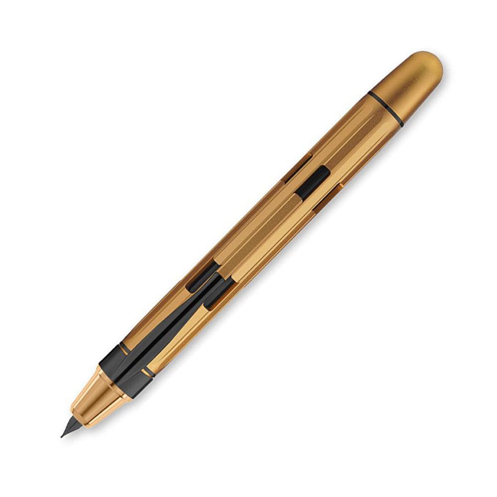 Nahvalur Fountain Pen Eclipse - Premium Black Resin Fountain Pen with Smooth Nib for Writing, Journaling & Calligraphy | Perfect Gift for Pen Enthusiasts & Professionals