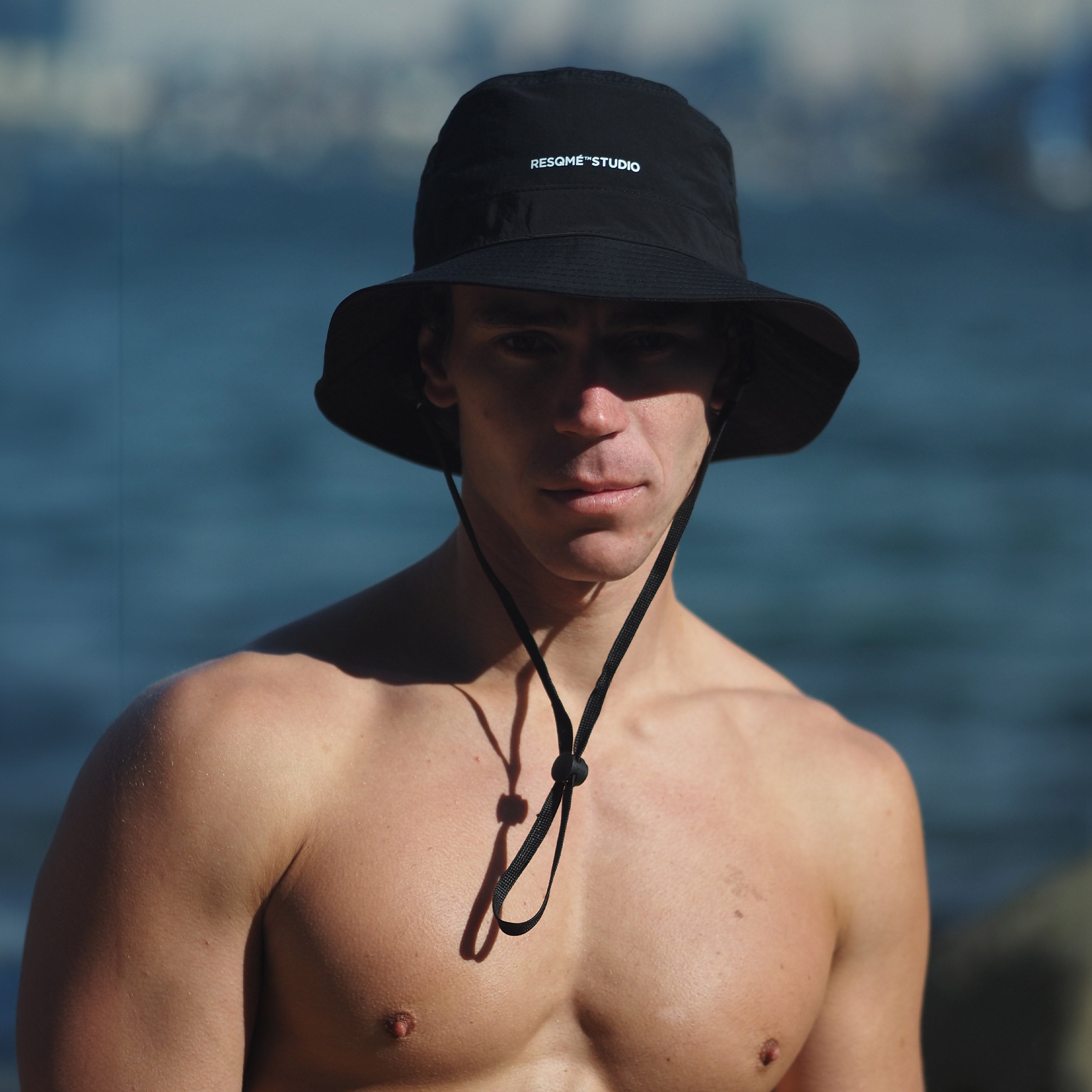 X NICK Bucket Hat for Men & Women - Adjustable Cotton Black Sun Hat for Outdoor, Beach, Hiking & Casual Wear