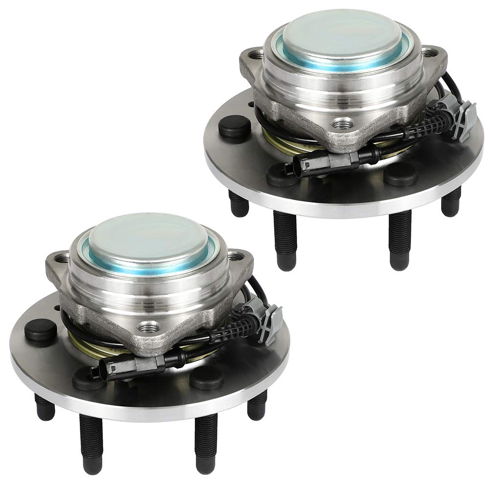 NOTUDE 2-Piece Wheel Hub Bearing Assembly Replacement for Cadillac Escalade 2007-2014 & Chevy Suburban 1500 2007-2013 - Front/Rear Wheel Hub Unit - Perfect for Off-Roading, Towing & Daily Driving