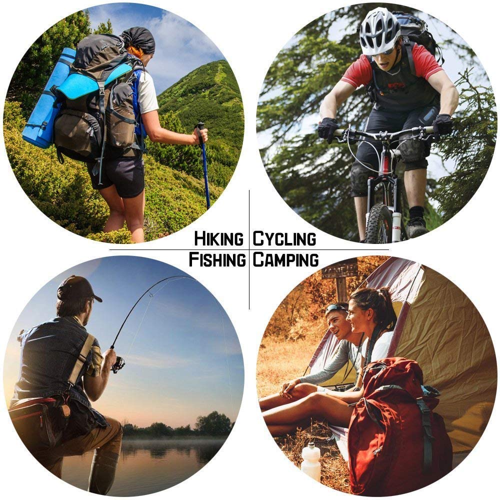 3 Inch Aluminum D-Shape Carabiner Clip - Heavy Duty D-Ring Keychain Hook for Camping, Hiking & Outdoor Gear - Premium Snap Link with Improved Design (Pack of 1/2/5) - Perfect for Keys, Backpacks, Dog Leashes & Sports Equipment