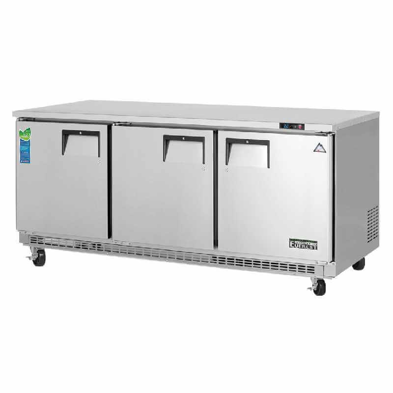 Everest ETBF3 22 cu.ft. NSF Certified Commercial Undercounter Freezer - Perfect for Restaurants, Bars, and Commercial Kitchens