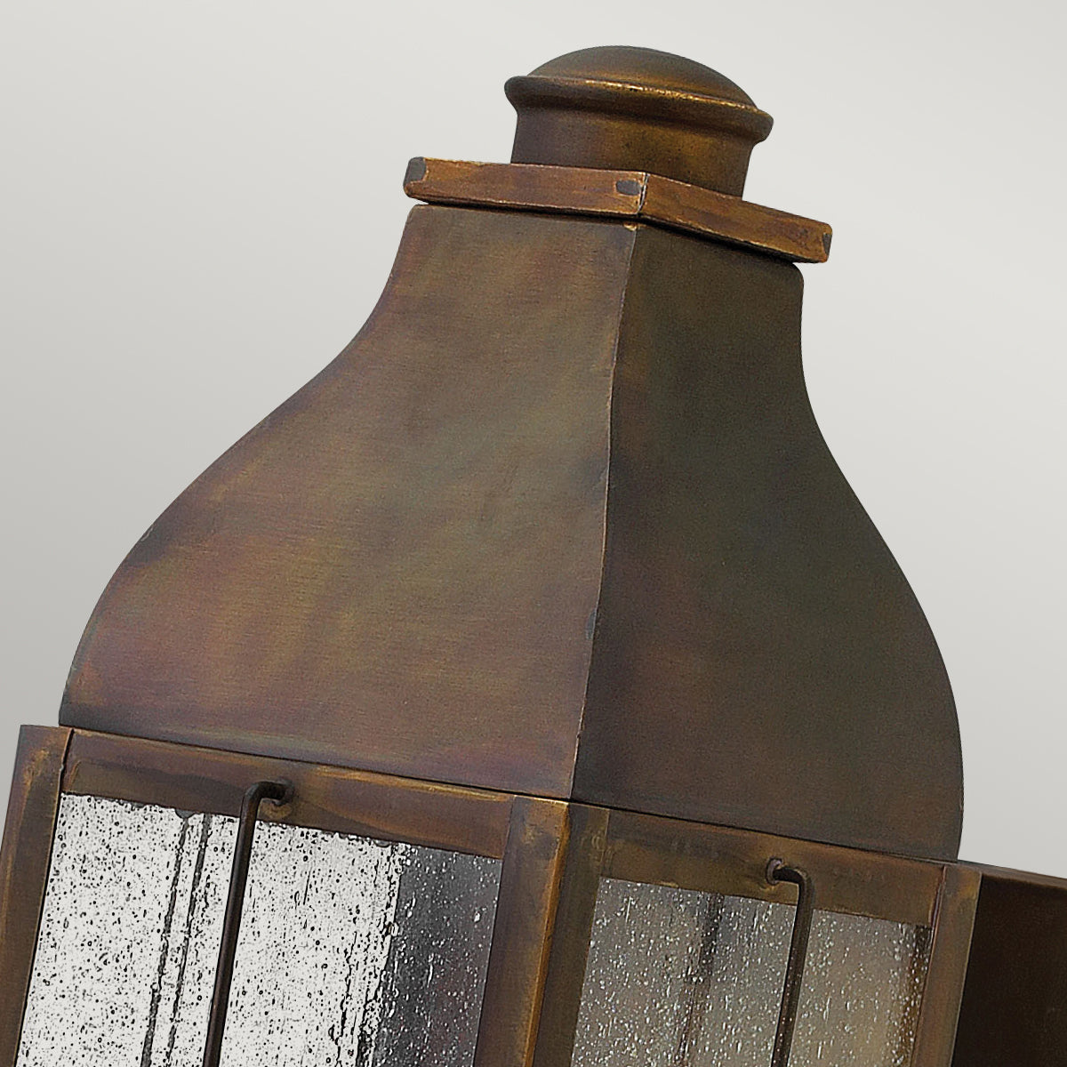 Bingham Small/Medium/Large Wall Lantern with Sienna Finish - Outdoor Lighting for Porch, Patio, and Garden Decor