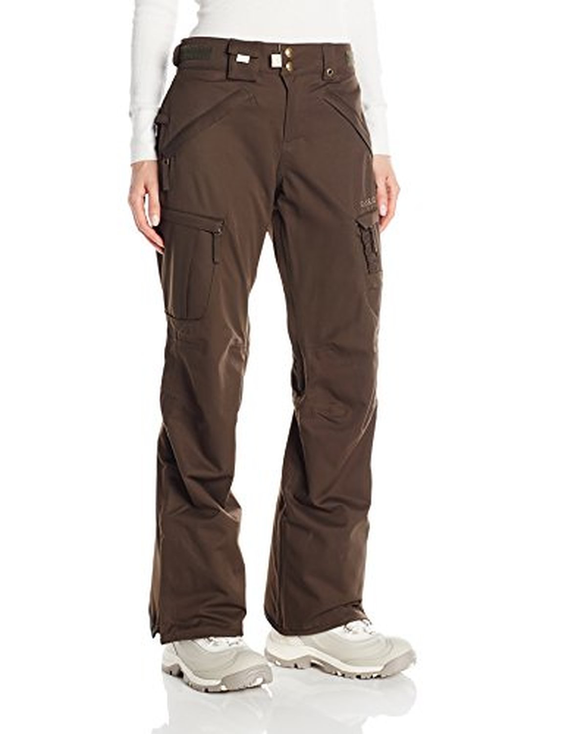 686 Women's Authentic Smarty Cargo Pants - Durable Outdoor Hiking & Travel Pants for Active Lifestyle - Water-Resistant Comfort Fit with Multiple Pockets - Perfect for Camping, Hiking, Travel & Everyday Wear