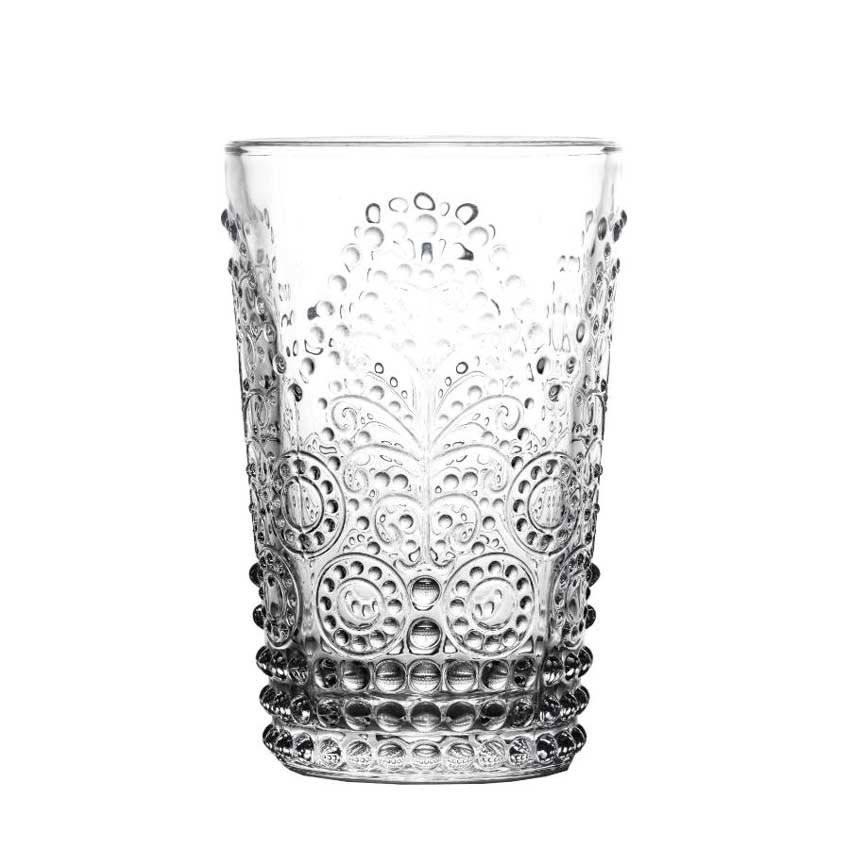 Arcata 990966 12.5 oz Patterned Beverage Glasses - Set of 24 - Perfect for Restaurants, Bars, Parties & Home Entertaining