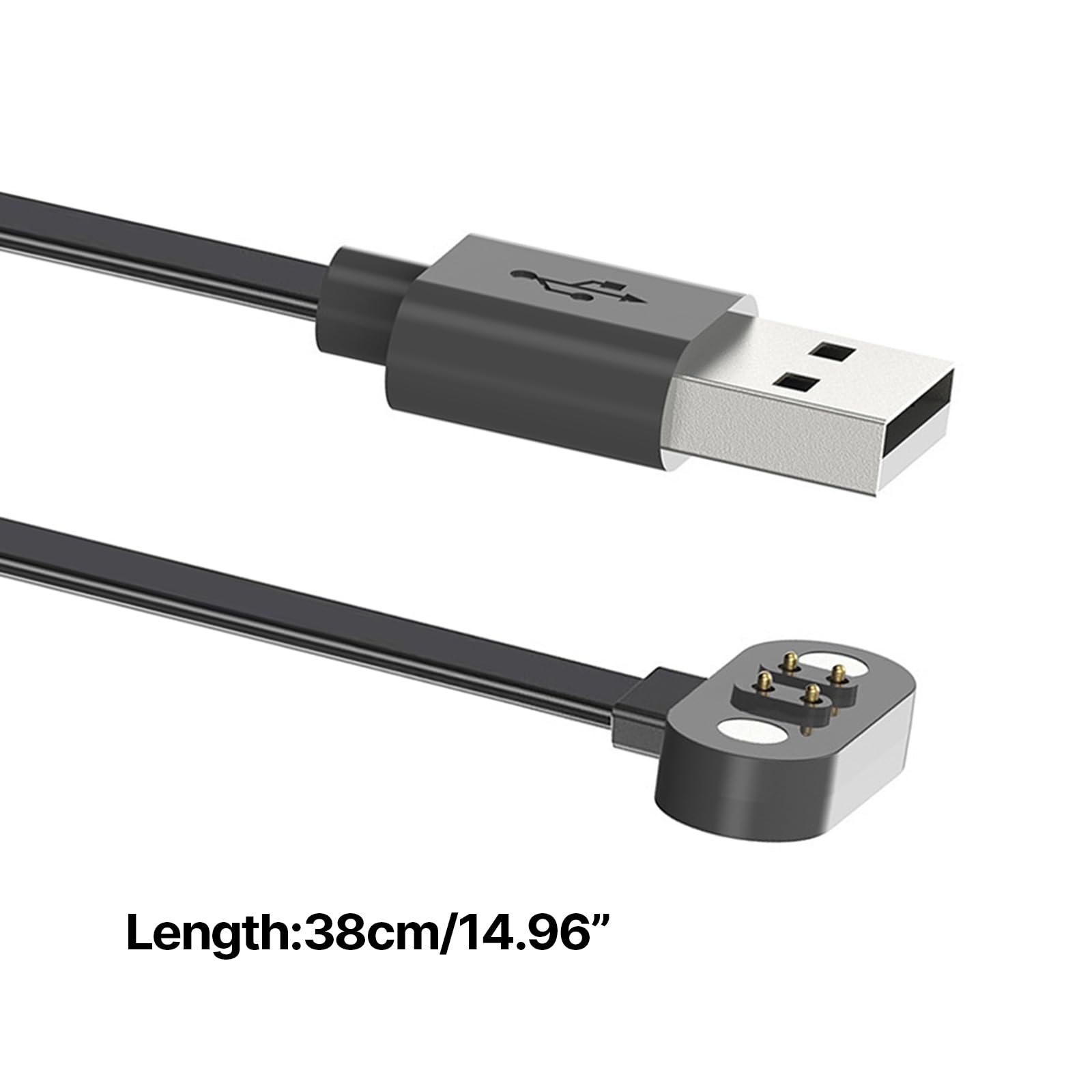 Magnetic USB Charging Cable for Mojawa RunPlus Bone Conduction Headphones - Fast Charging, Durable Nylon Braided Wire (Compatible with Mojawa Headsets) - Perfect for Workouts, Running, and Outdoor Activities