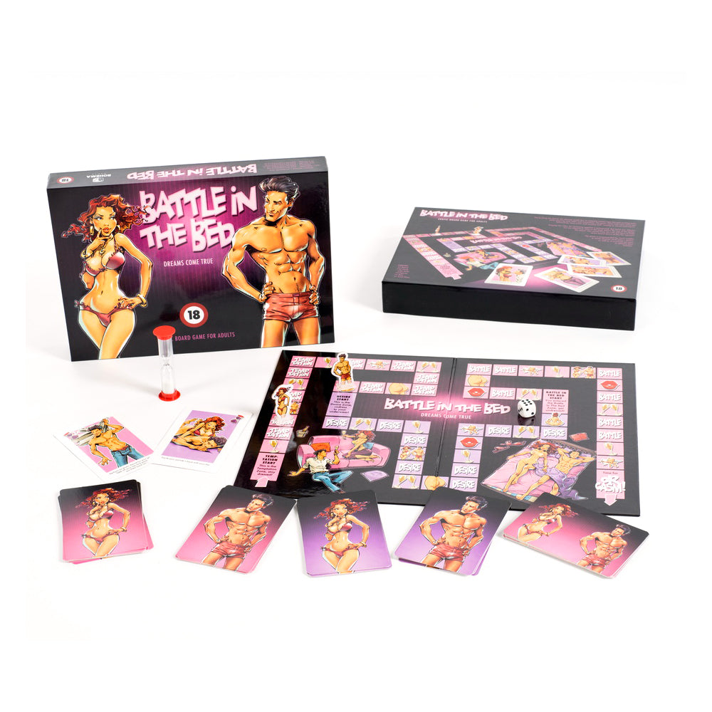 Battle in the Bed Adult Erotic Board Game - Romantic Couples Game for Date Night & Spicy Intimacy