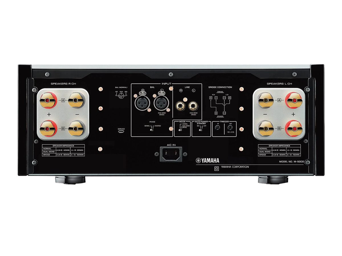 Yamaha M 5000 Power Amplifier - High-Performance Professional Audio Amplifier for Home Theater, Studio Recording & Live Sound Systems