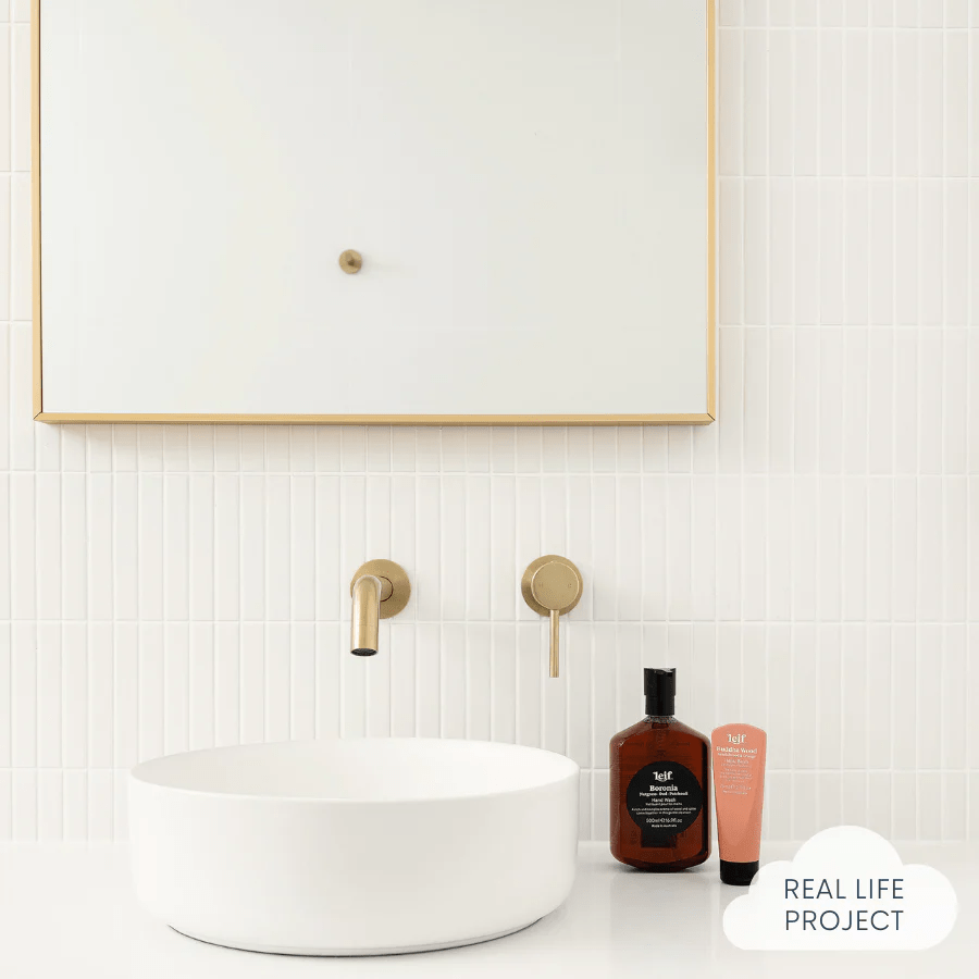 Brunswick Kit Kat Matte White Ceramic Tile - Perfect for Kitchen Backsplash, Bathroom Walls & Flooring