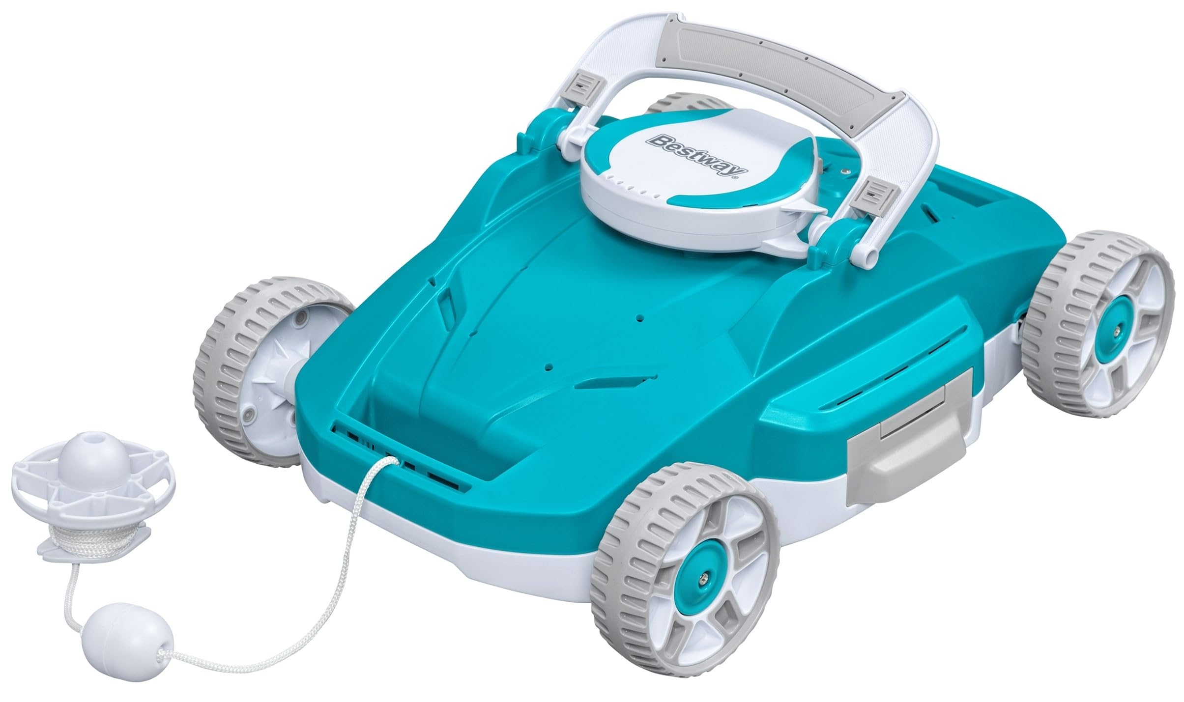 Bestway AquaTronix G200 Cordless Robotic Pool Cleaner - Automatic Vacuum for Flat Bottom Inground & Above Ground Swimming Pools, Cleans Debris Up to 538 SqFt - Perfect for Weekly Pool Maintenance & Seasonal Opening Prep