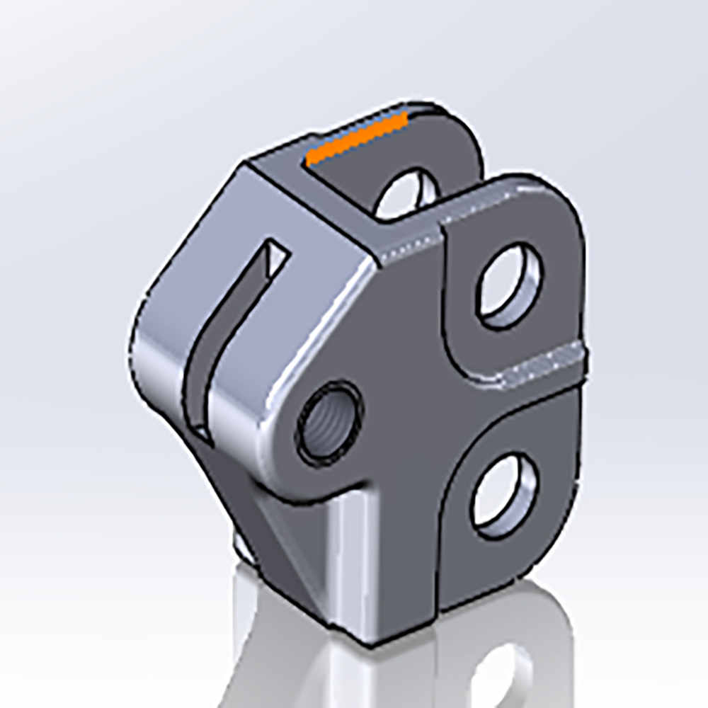 SSA22V 2 Lower Adapter - Universal Car Engine Mount Bracket Replacement - Perfect for Automotive Repair & DIY Mechanics