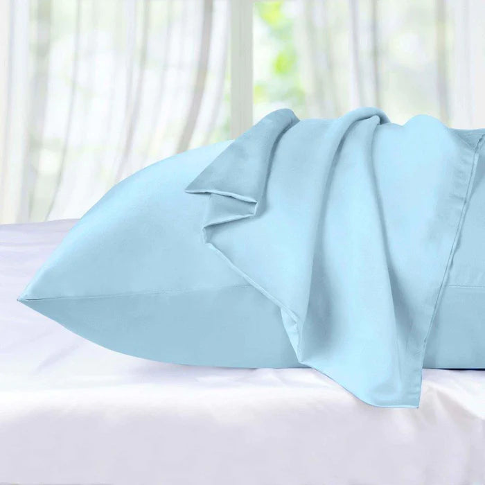 300 Thread Count Modal Beechwood Pillowcase Set - 2 Piece Soft & Breathable Bedding for a Comfortable Night's Sleep - Perfect for Home, Hotel, and Travel Use
