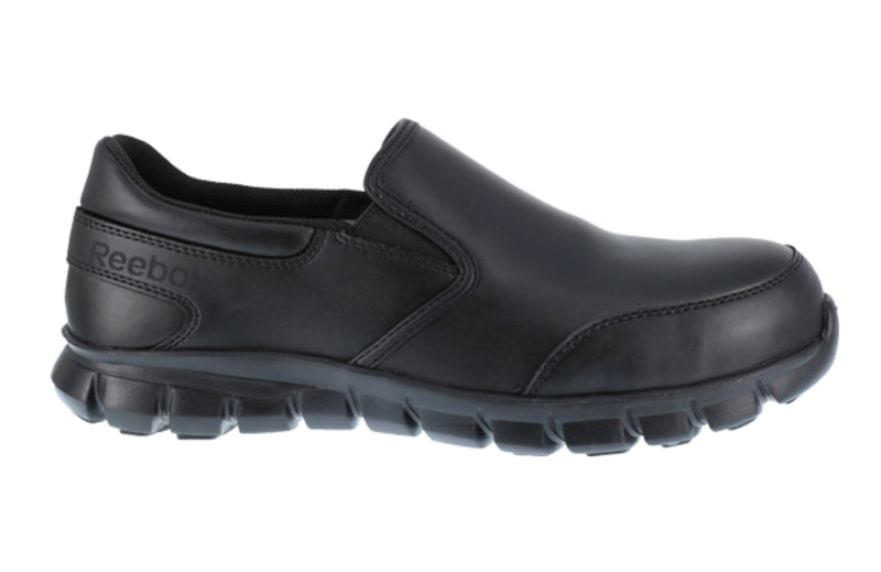 Reebok Work Sublite Composite Toe Slip-On Safety Shoes for Men & Women - CSA Approved IB4036 - Lightweight Work Boots for Construction, Warehouse & Industrial Use